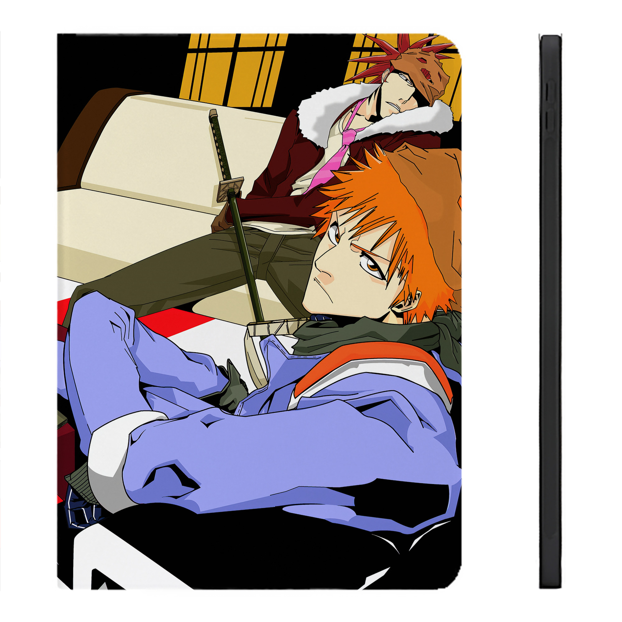 （画像用） ブリーチ BLEACH IPadケース ペンホルダー付き ブックスタイルデザイン